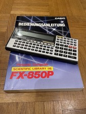 Casio FX-850P Computer + Scientific Library 116 Bedienungsanleitung _ungetestet 
