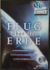PC CD-ROM Flug über die Erde 3D Bildschirmschoner, Tandem-Verlag 3Planesoft 2008