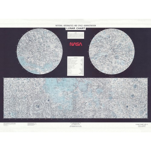 Space nasa 1979 lunar chart - lunar,