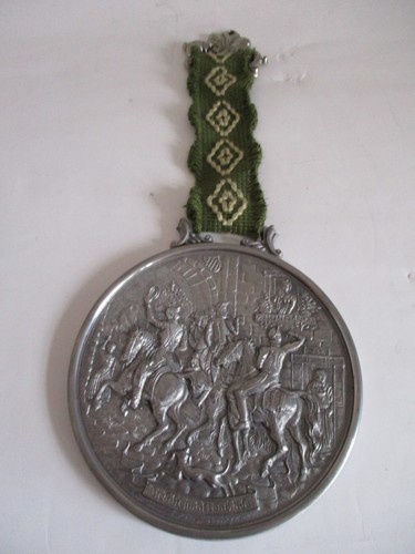 Wand zinnteller mit band - mit,