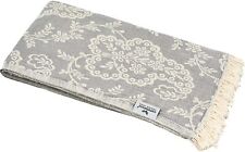 Hamamtuch Floral Paisley grau