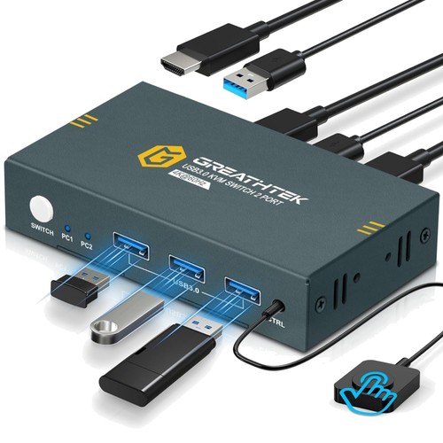 Usb hdmi kvm switch - 2, pc