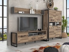 Wohnwand Anbauwand Mediawand