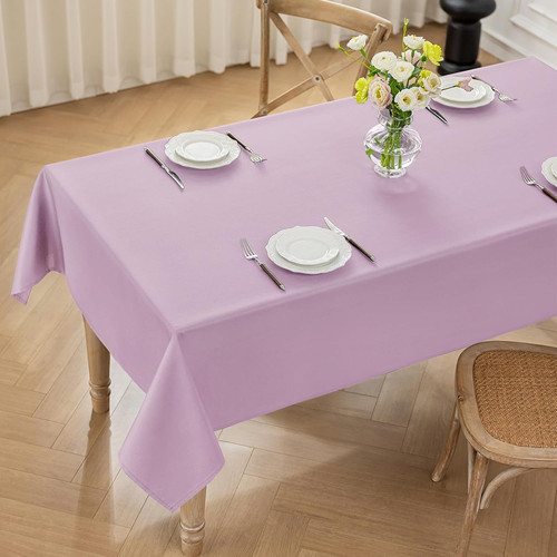 Tischdecke lila waschbar - tischdecke,