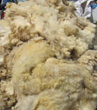 4 kg Schafwolle, Rohwolle