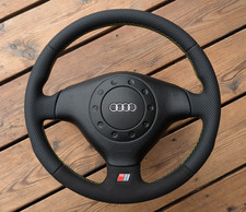 NEU LEDER Lenkrad für Audi