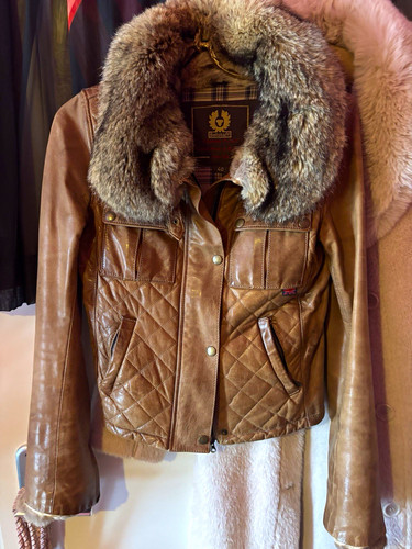 Belstaff damen lederjacke kurz - lederjacke,