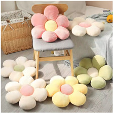 35cm Blumen Kissen Cordoptik