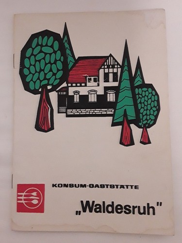 Alte ddr speisekarte - ddr,