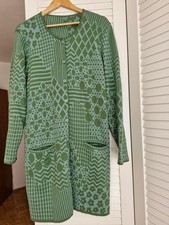 Gudrun Sjöden * Strickjacke lang * Gr. L * grün * Baumwolle * neuwertig * 