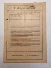 Ford Taunus 26M XL 1971 KFZ Fahrzeugbrief title registration carte grise  8000x