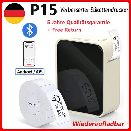 P15 bluetooth label printer - p15,