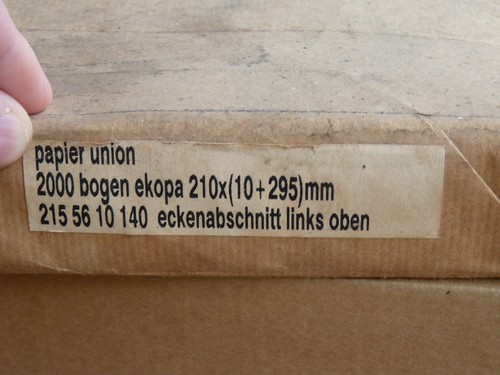2000 blatt papier union ekopa - papier,