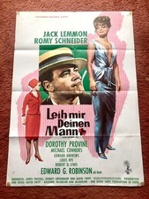 Leih mir deinen Mann Kinoplakat Poster A1, 1965, Romy Schneider, Jack Lemmon