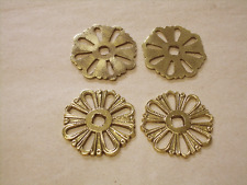 Möbelknopf Sockel Messing Scheibe Möbelbeschlag Basteln Restaurieren Rosette Alt