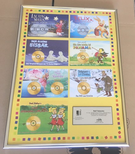 Multi gold platin award - gold,
