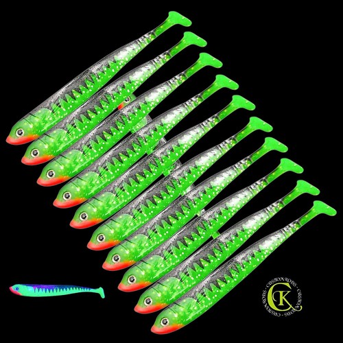 10x13cm gummifisch stint - uv,
