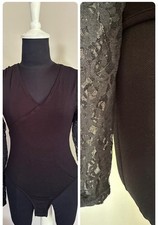 HUNKEMÖLLER⭐️Body⭐️Ärmel aus Spitze⭐️sexy⭐️Gr.M