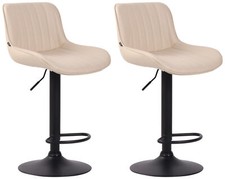 2er Set Barhocker Barsitz Lentini Kunstleder 360* drehbar mit Höhenverstellung