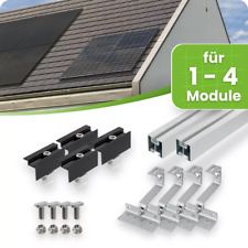 PV Montage Set Photovoltaik Halterung Solar Befestigung für Ziegeldach Fachdach