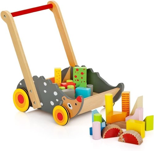 Bayagu lauflernwagen aus holz - lauflernwagen,