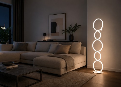 Led leuchte lampe kreise wofi - lampe,