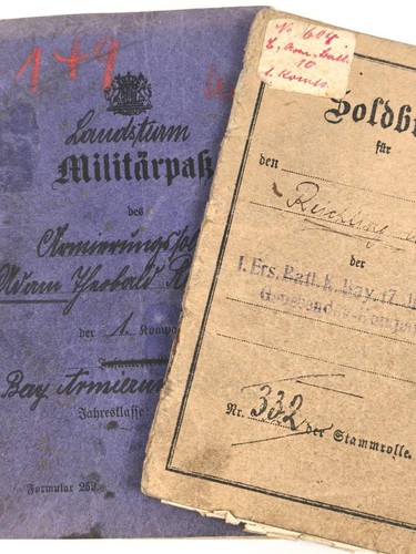 Bayern militärpaß und - ,
