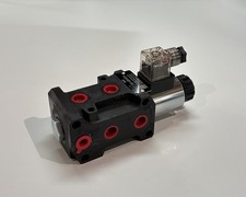 Hydraulikventil Umschaltventil  6/2 Wegeventil 60L/min 12V inkl. Stecker