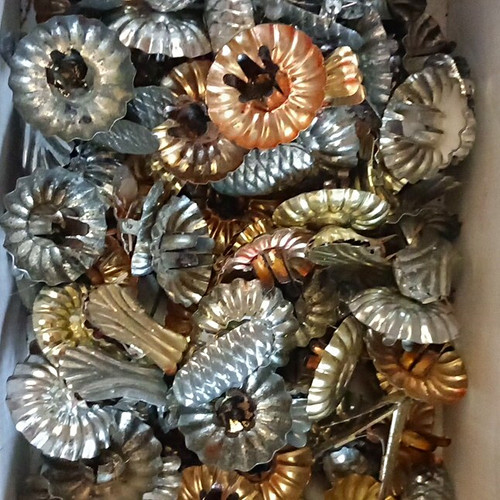 Baumkerzenhalter silber gold - baumkerzenhalter,, silber/gold