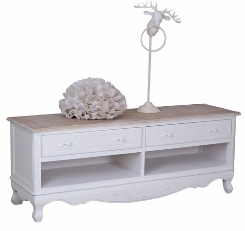 Fernsehtisch shabby weiss - , tv