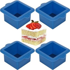 Mini kuchenform eckig - eckig, silikon