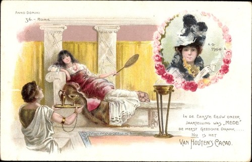 Litho reklame van houten - litho, houten's