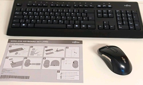 Fujitsu wireless keyboard - wireless, set