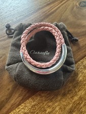 Christofle Lederarmband Rosé