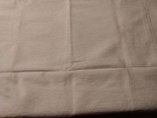 Stoff Tischdecke Weiß Jacquard Baumwolle 120x140cm Gebraucht 