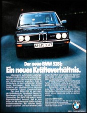 BMW 5er 528i E12,  originale Werbung aus 1977