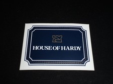 House of Hardy Sticker Aufkleber Angeln Angelsport Fliegenfischen Flyfishing rar