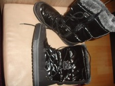 Ten-TEX Schnee-Stiefel schwarz gefüttert