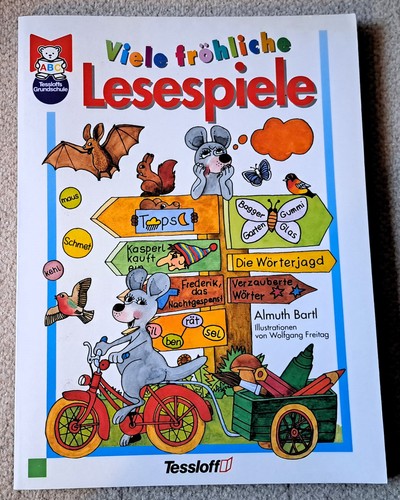 Fröhliche lesespiele für die - lesespiele,
