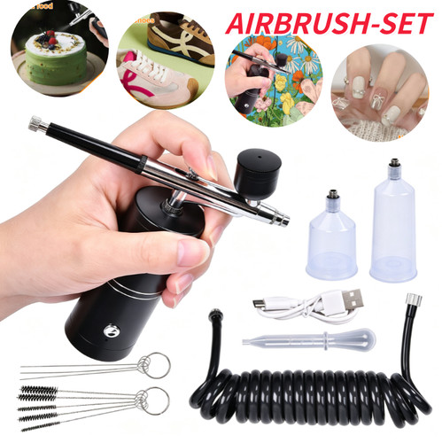 Tragbares airbrush set - tragbares,