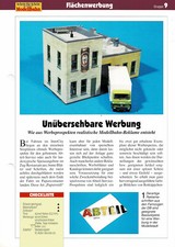 Realistische Modellbahn-Reklame entstehen lassen / Bauanleitung