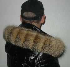 Fuchs Pelz Kapuzen Kragen Griesfuchs Echt Fellkragen Jacke Parka Pelzkragen pelt