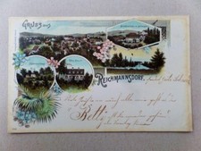 Gruss aus Reichmannsdorf gel. 1898 Villa Sauer Kellereianlage n. Bamberg