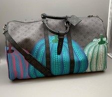 Uk/8# Louis Vuitton LV x YK Keepall 45 Kürbis Kusama Limited Edition NEU