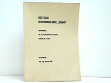Deutsche Reichsbahn-Gesellschaft. Betriebsbuch für die Dampflokomotive S 36.17, 