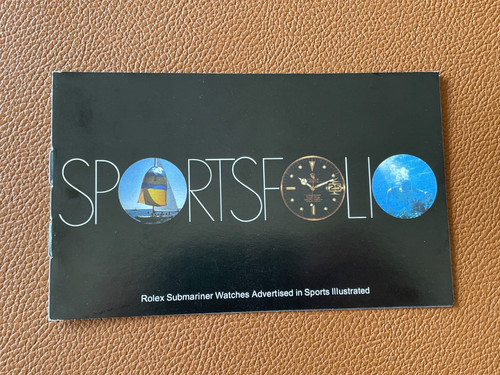 Sportsfolio booklet rolex - sportsfolio,