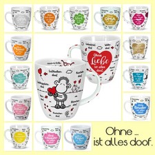 Sheepworld "ODIAD" Ohne dich ist alles doof - Tasse Tassen Papa Oma Schatz uvm