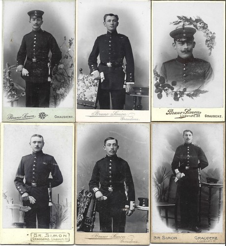 Sechs cdv westpr - 8., westpr.