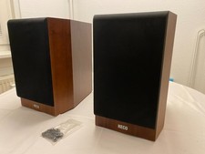 Paar Heco Celan 300 Regallautsprecher Rosewood Rosenholz Lausprecher