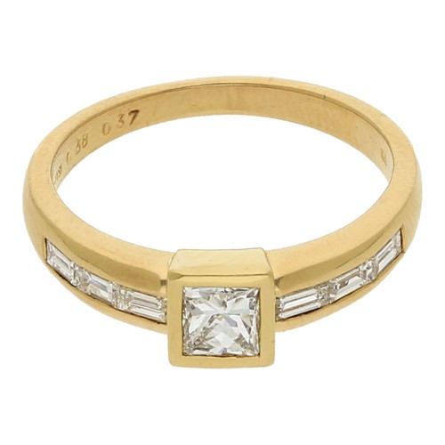 Pricess und baguette diamant - baguette,